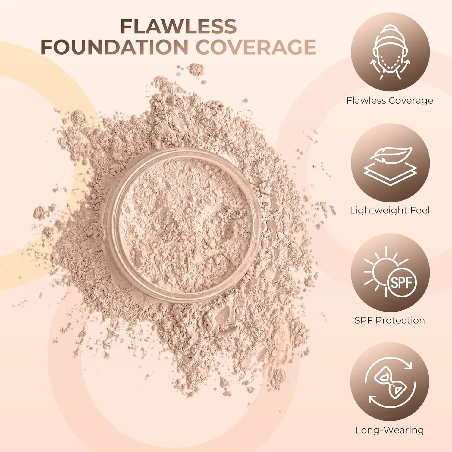 XL KIT (LIGHT) Full Size Mineral Makeup Set Foundation Sheer Bare Face Matte Powder Cover