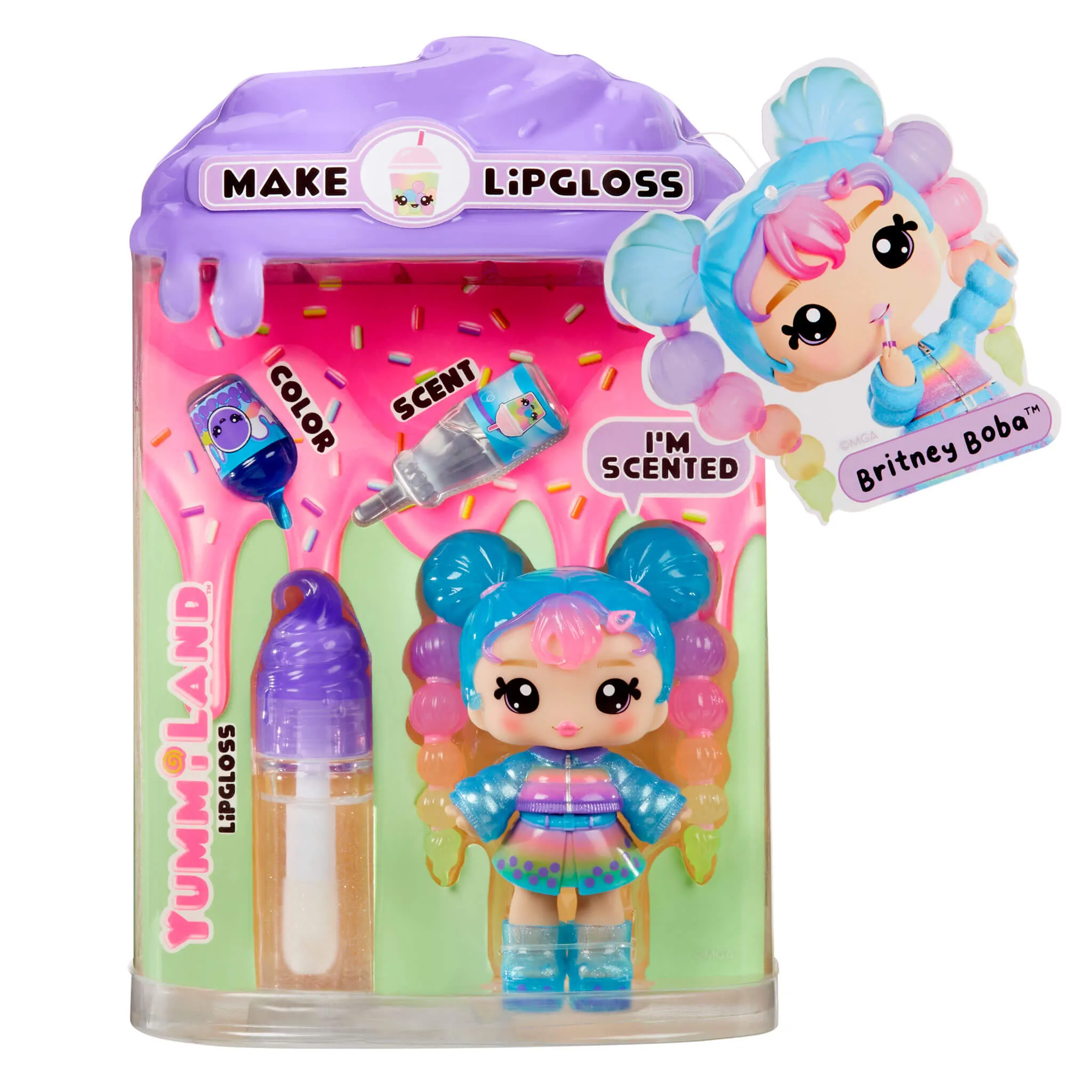 Yummiland Lip Gloss Doll - Britney Boba – Series 2