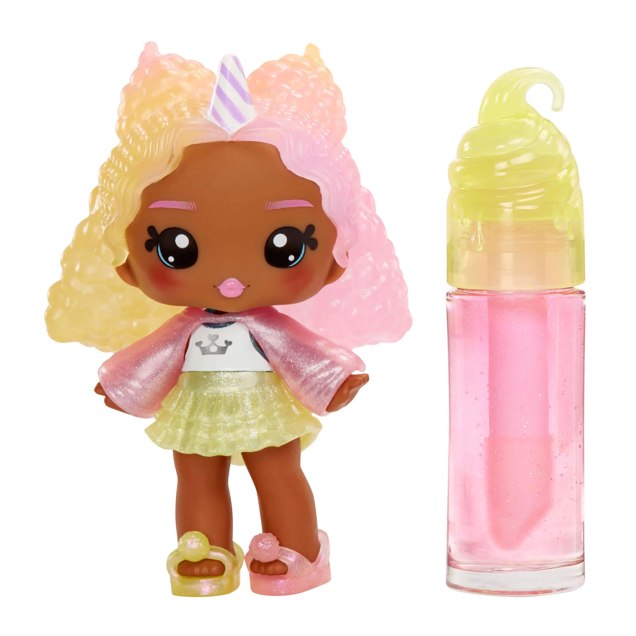 Yummiland Lip Gloss Doll – Nia Candy Fluff – Series 2