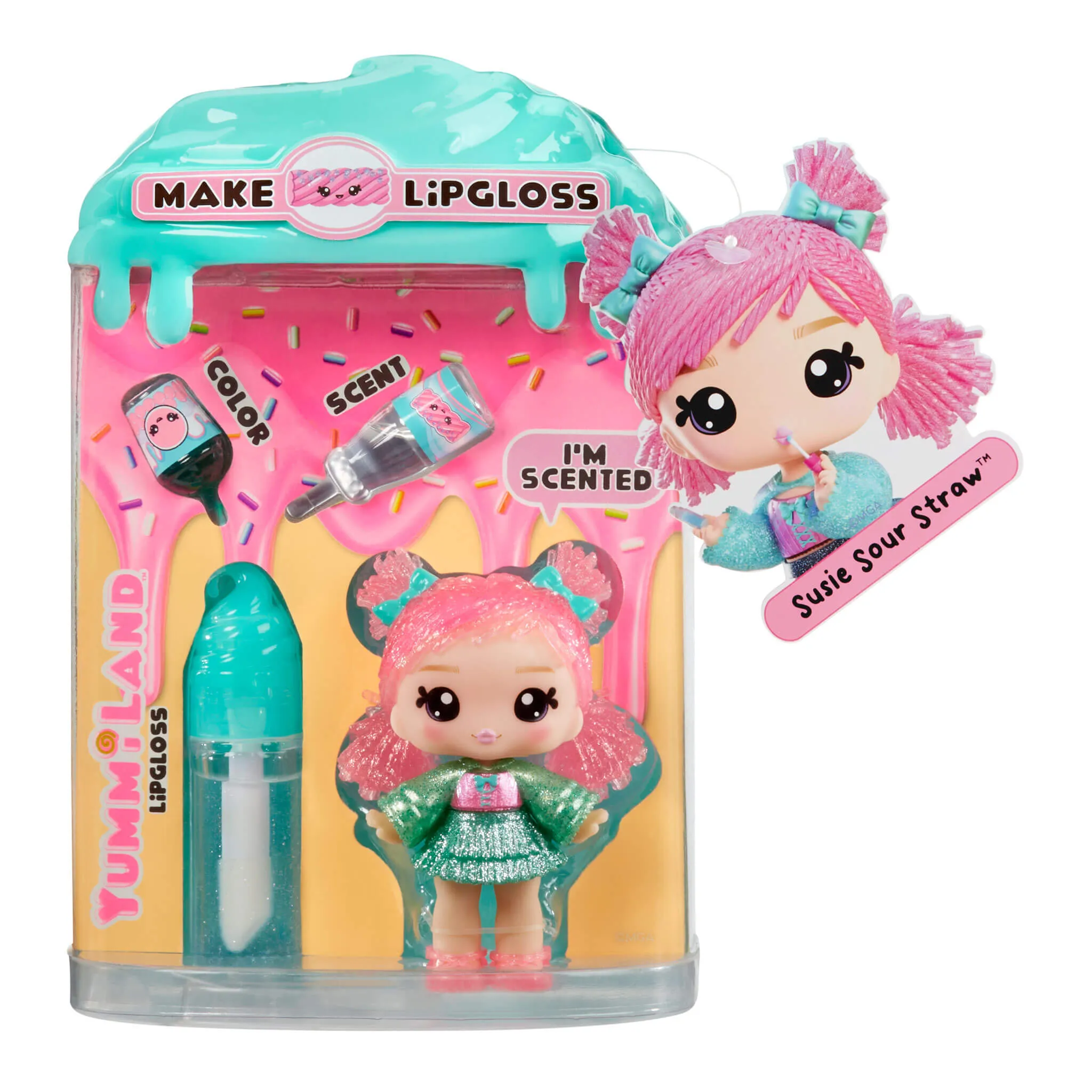 Yummiland Lip Gloss Doll - Susie Sour Straw – Series 2