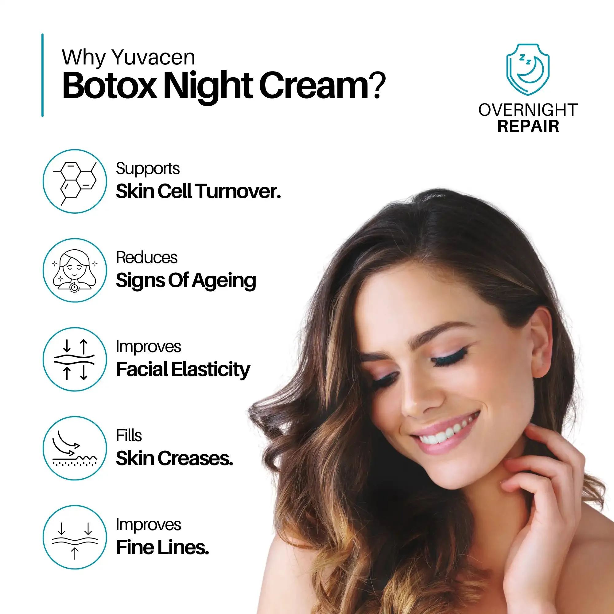 Yuvacen Botox Night Cream | For Anti-Aging Skin