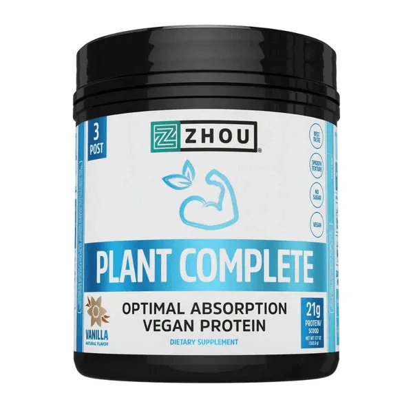 Zhou Plant Complete Vegan Protein 16 Serving